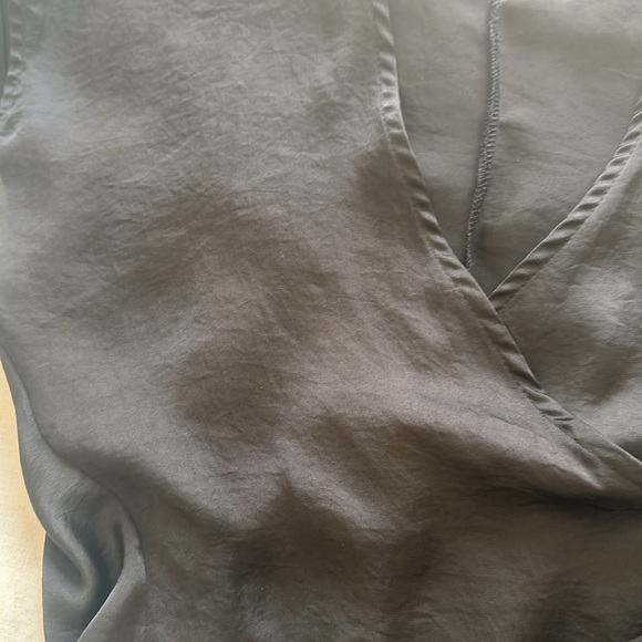 Urban Outfitters Black Wrap Top - Picture 2 of 2